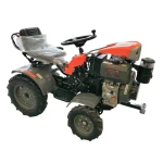 Motocultor Ride-On 4x4 R1200, Evotools PLUS, Motor Diesel KAMA, Pornire Electrica 12 CP, Freze si roti metalice incluse