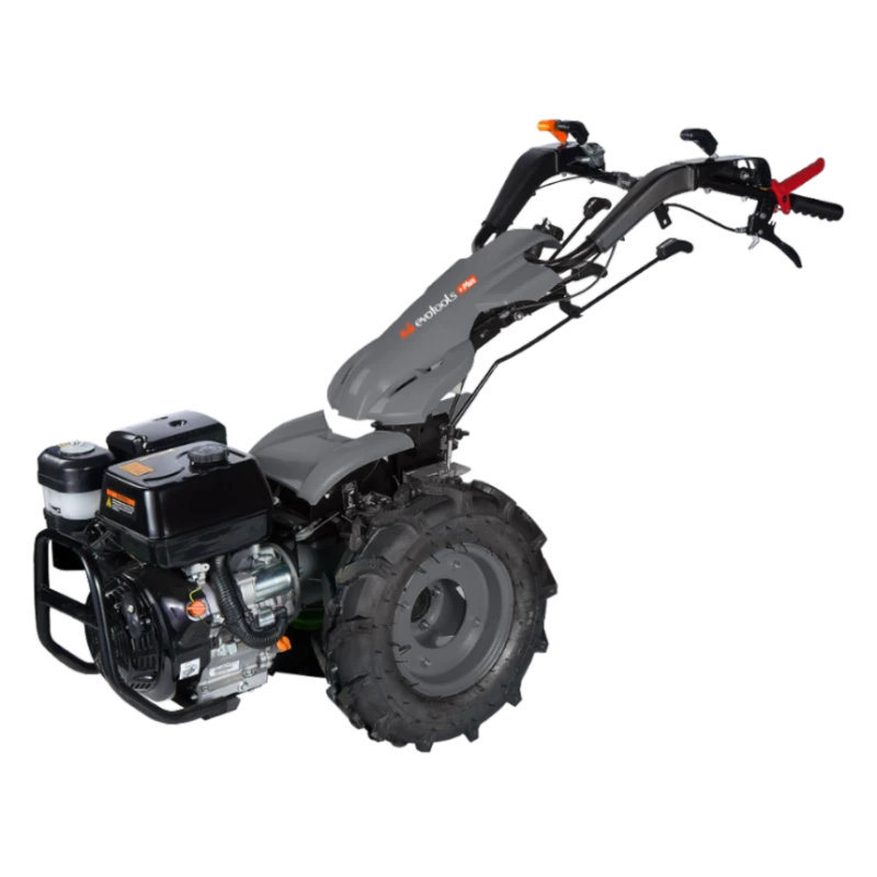 Motocultivator Evotools PLUS MT370A, motor benzina Loncin, 4 timpi, 420 CC, 15 CP, 11.1 kW, 5 trepte viteza, pornire la cheie, diferential blocabil