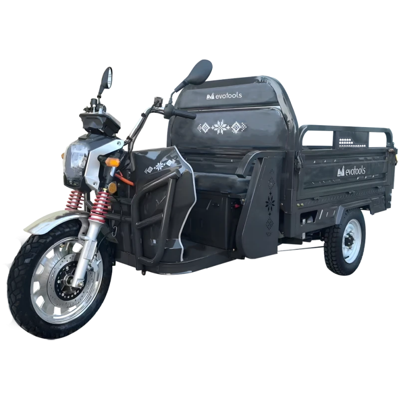 Triciclu Electric Cargo TRCC1500 – Putere maxima 3000W, Baterie 72 V/58 Ah, 25 km/h, Autonomie 60 km, Sistem basculabil hidraulic
