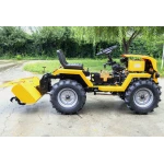 ProGARDEN Campo T18 Minitractor V27 4x4, 18CP, benzina, hidraulica fata-spate, roti 6.00-12, Model 2026 + Freza tractata V27 minitractoare Campo T, 15/20cm