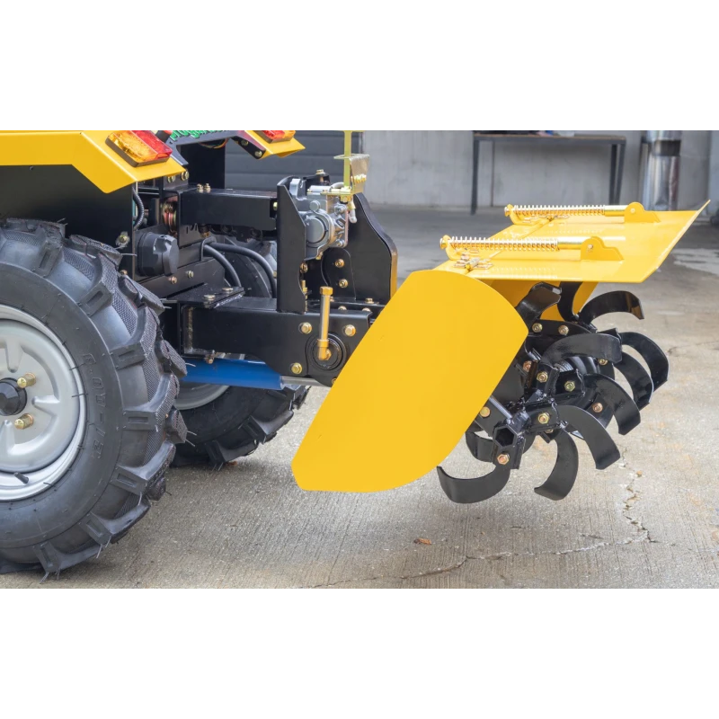 ProGARDEN Campo T18 Minitractor V27 4x4, 18CP, benzina, hidraulica fata-spate, roti 6.00-12, Model 2026 + Freza tractata V27 minitractoare Campo T, 15/20cm