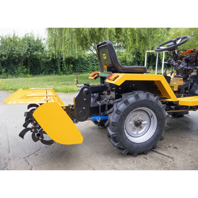 ProGARDEN Campo T18 Minitractor V27 4x4, 18CP, benzina, hidraulica fata-spate, roti 6.00-12, Model 2026 + Freza tractata V27 minitractoare Campo T, 15/20cm