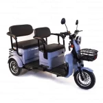 Triciclu electric Kamarad, 1000W, baterie 60V20Ah, autonomie 50-70KM, viteza maxima de 25 km/h, conform reglementarilor UE, fara permis