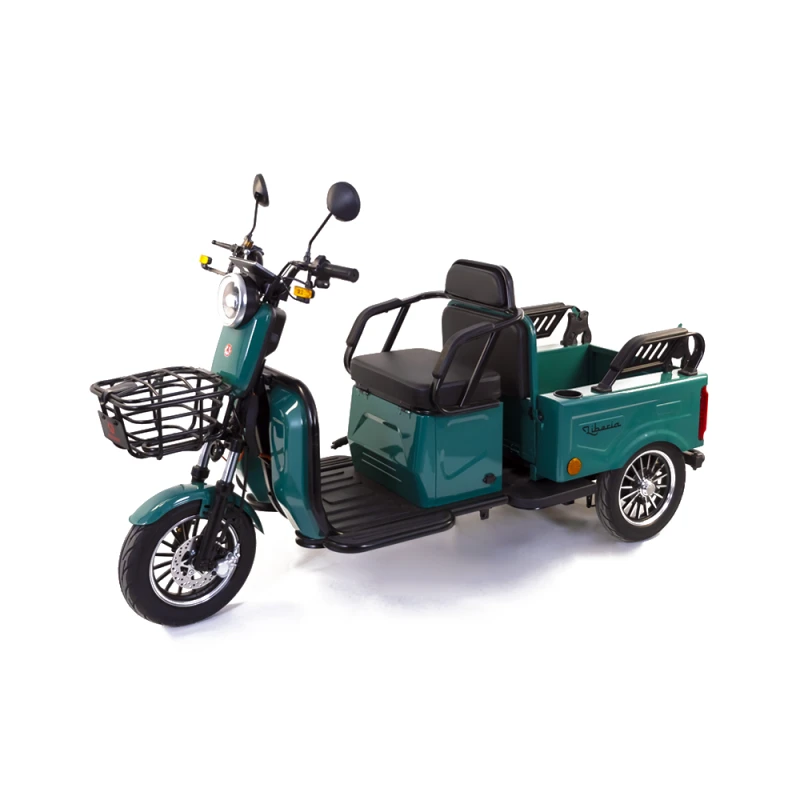 Triciclu electric Liberia, 1400W, baterie 60V20Ah, autonomie 50-70KM, 25 Km/h, Fara permis