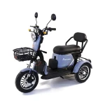 Triciclu electric Senior, 1000W, baterie 60V20Ah, autonomie 50-70KM, 25 Km/h, Fara permis