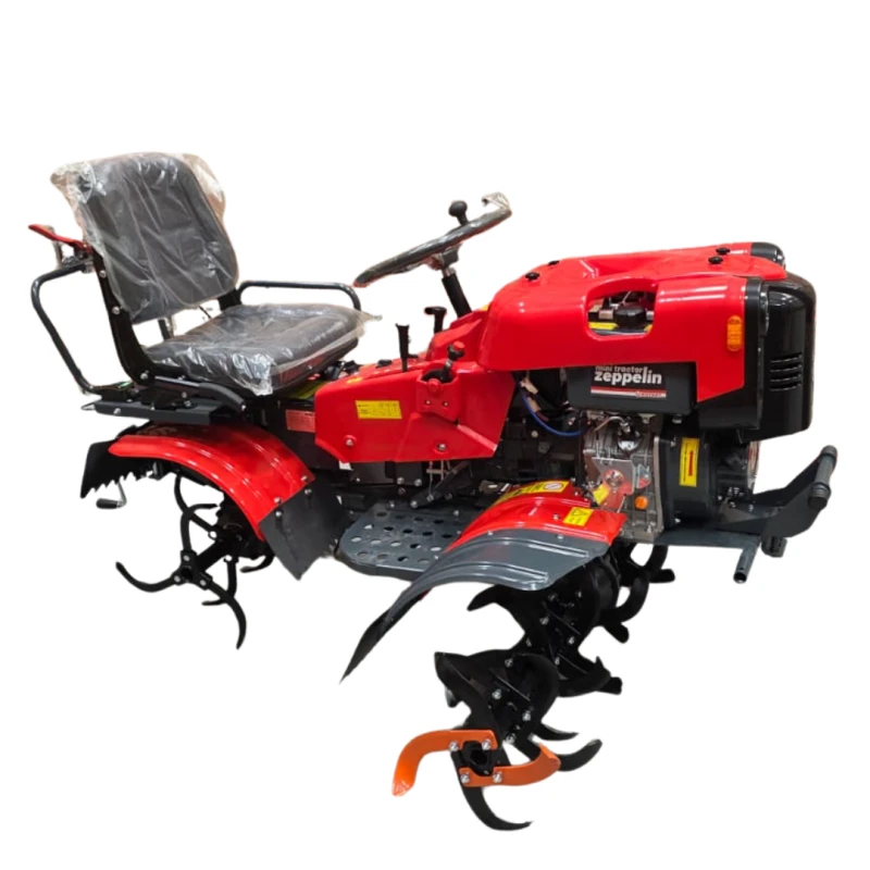 Motocultor 4x4 Rotakt Zeppelin 15 CP, Diesel, motor 532 cmc, pornire electrica/manuala, ridicare electrica accesorii, freze, roti cauciuc
