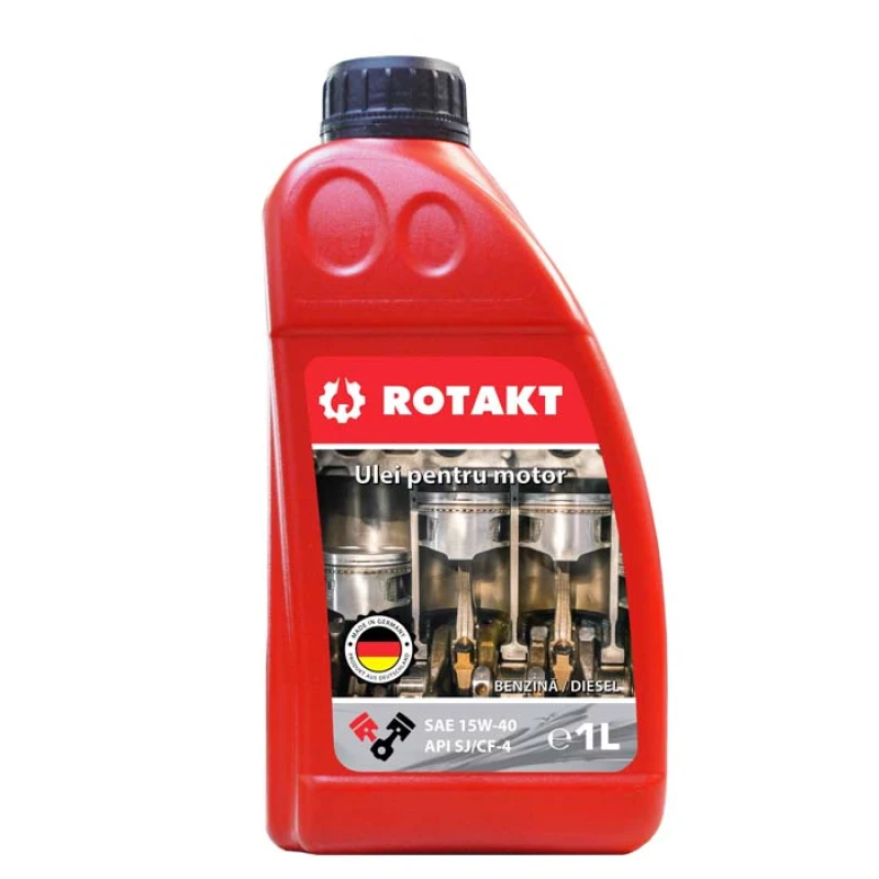 Ulei pentru motoarele in 4 timpi, SAE 15W-40, API SJ/CF-4, Rotakt,