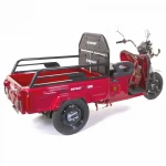 Tricicleta electrica Rotakt Nautilus, autonomie 70 Km, viteza 25 km/h, bena basculabila, putere 1600W, acumulatori 60v/32Ah, culoare visinie, fara permis, reductor pentru greu si usor mecanic