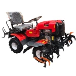 Motocultor 4x4 Rotakt Zeppelin 15 CP, Diesel, motor 532 cmc, pornire electrica/manuala, ridicare electrica accesorii, plug, rarita, freze, roti de cauciuc