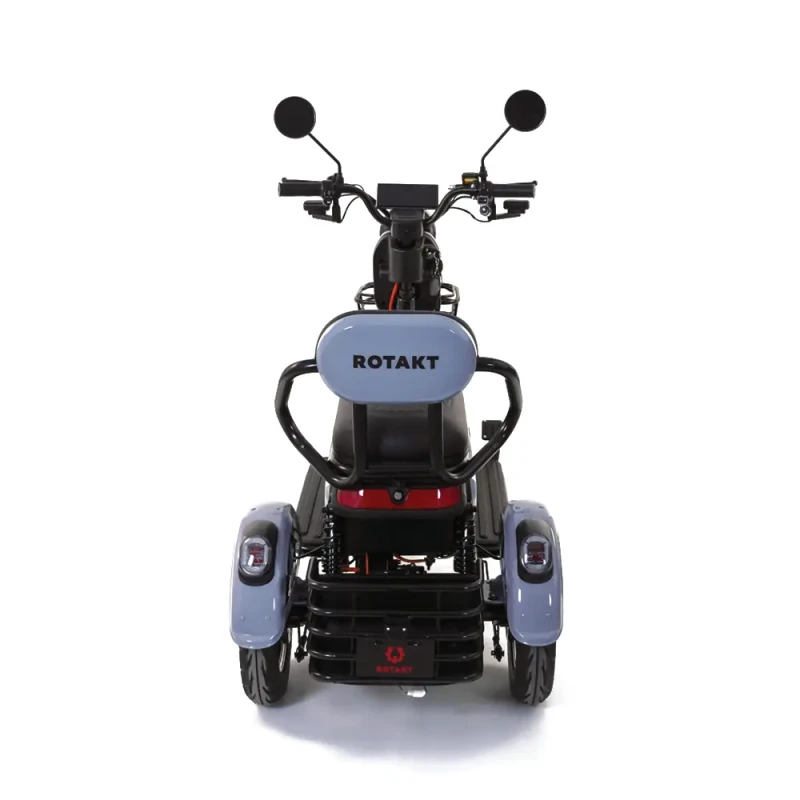 Triciclu electric Senior, 1000W, baterie 60V20Ah, autonomie 50-70KM, 25 Km/h, Fara permis