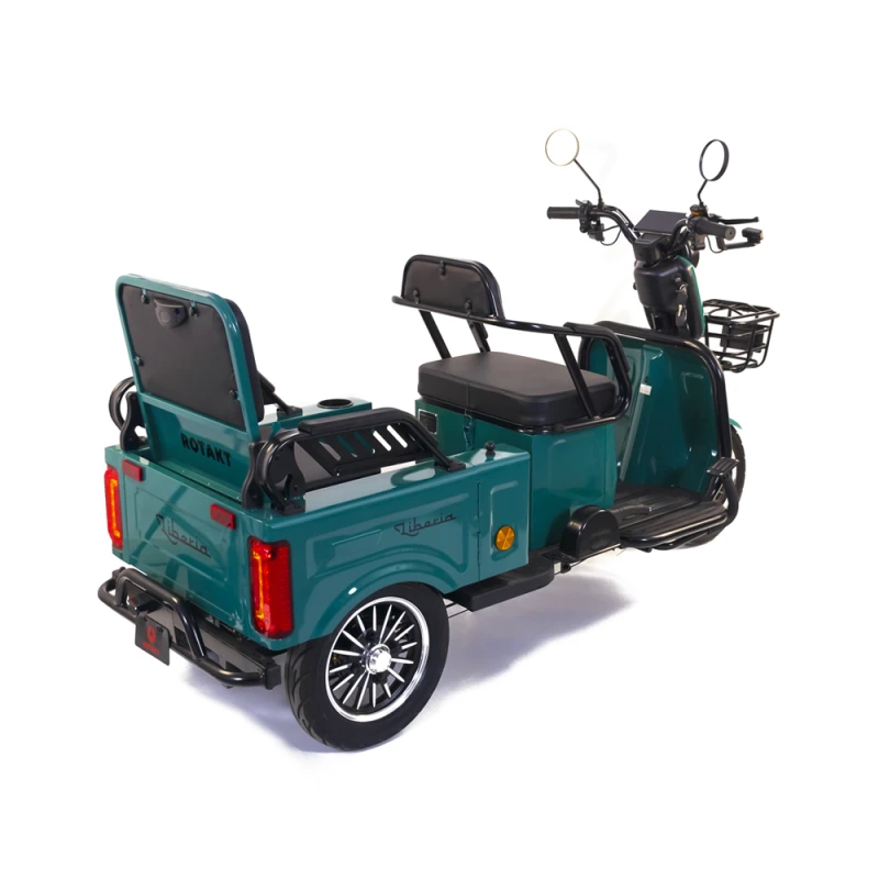 Triciclu electric Liberia, 1400W, baterie 60V20Ah, autonomie 50-70KM, 25 Km/h, Fara permis