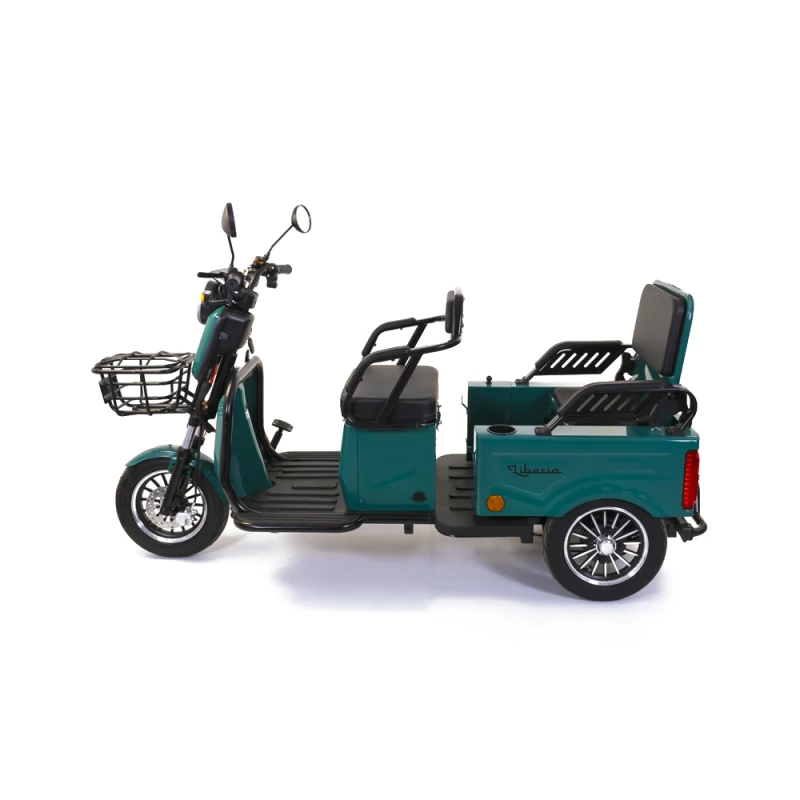 Triciclu electric Liberia, 1400W, baterie 60V20Ah, autonomie 50-70KM, 25 Km/h, Fara permis