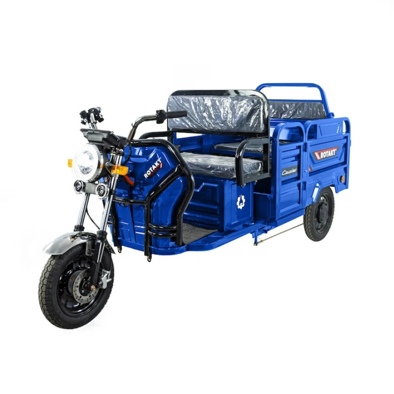 Triciclu Electric Rotakt Courier – 2000W, 72V, 32Ah, Autonomie 79 km, Sarcina 478 kg, omologat pentru drum public