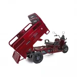 Tricicleta electrica Gulliver autonomie 90 km viteza 25 km/h bena basculabila obloane rabatabile putere 2000W acumulatori 72V/58Ah, reductor pentru greu si usor mecanic