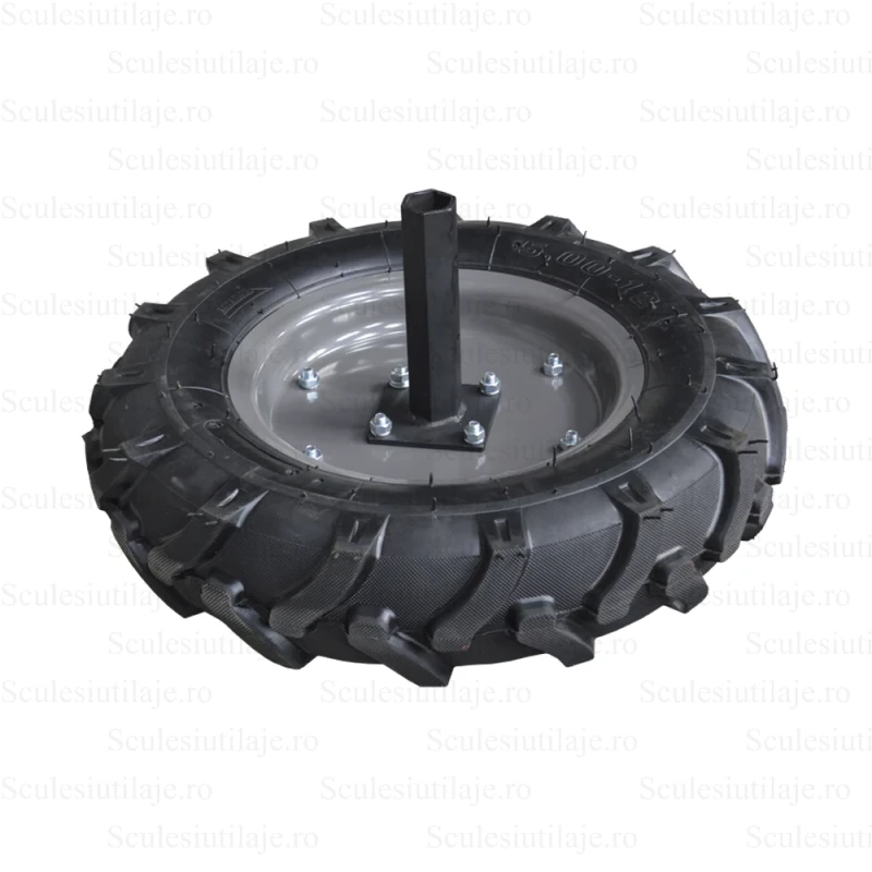 Roata De Cauciuc Rotakt 6.00-12 Pentru Motocultor, Diametru 60 cm