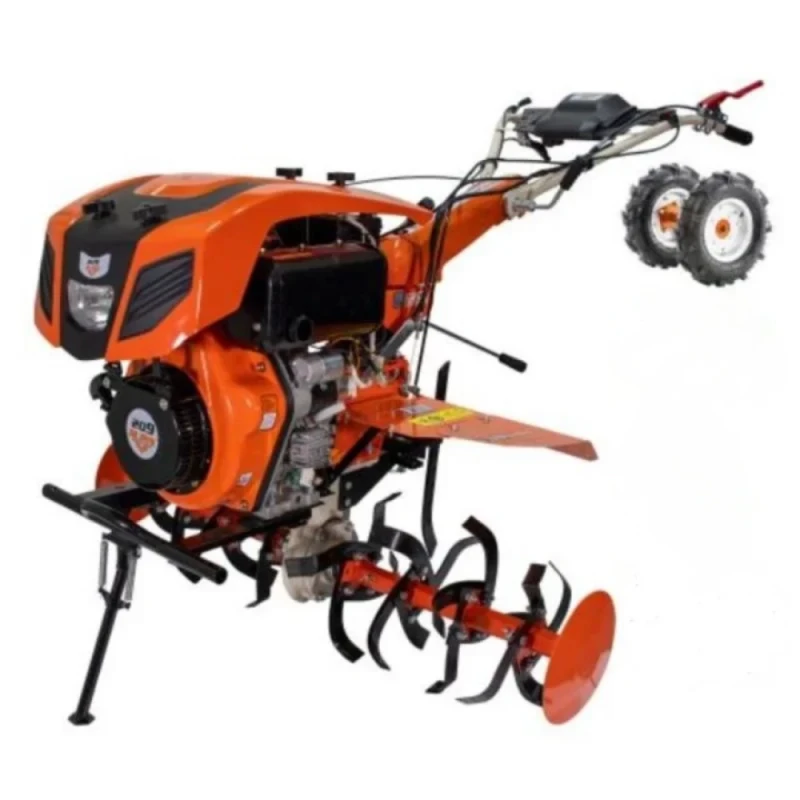 Motosapa Diesel Ruris 209, 11 CP, 8.2 kW, 3 viteze, freze si roti de cauciuc
