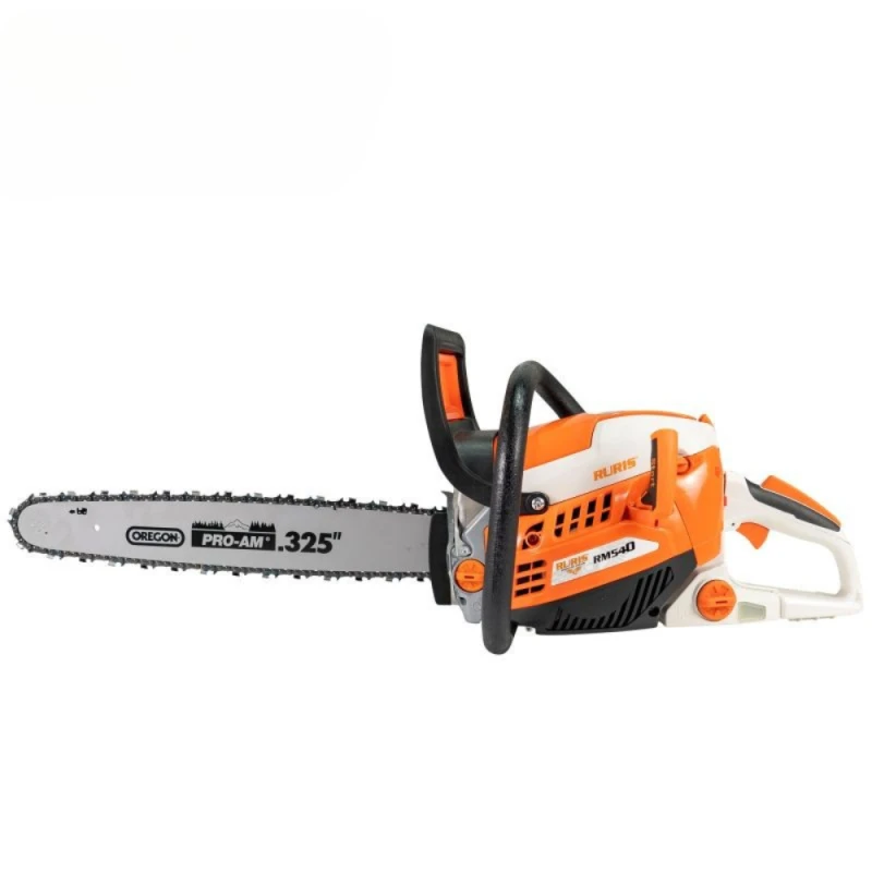 Drujba pe benzina RURIS RM540, motor Khumma, 2 timpi, 3.6 CP, 54.3 CC, lungime lama 50 cm, aprindere electronica, carburator Walbro