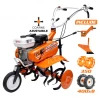 Motosapa RURIS DAC 7000ACC2, 7 CP, 4 timpi, 208 cc, roti cauciuc 4.00-8 + plug + adaptor + roti metalice 350 fara manicot