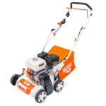 Scarificator pentru gazon RURIS RXH909, motor benzina 4T, 212 CC, 5.5 CP, latime lucru 400 mm, sac colector 40 litri