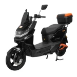 Scuter electric RURIS PILOT SX 720, motor 2500 W, baterie 72 V 32 Ah, autonomie pana la 92 km, viteza maxima de 25 km/h, conform reglementarilor UE, fara permis, Negru