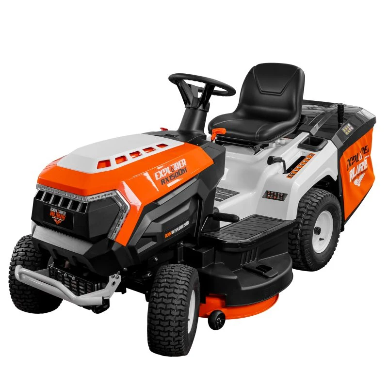 Tractor de tuns gazon RURIS RX Explorer 1500m, putere 15 CP, latime de Lucru 98 cm, pornire electronica, motor loncin