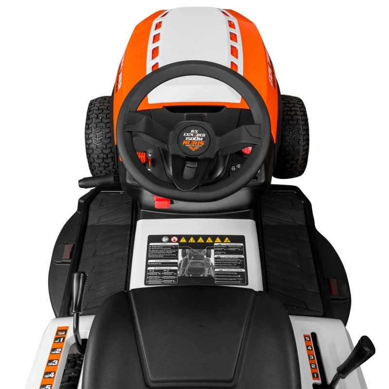 Tractor de tuns gazon RURIS RX Explorer 1500m, putere 15 CP, latime de Lucru 98 cm, pornire electronica, motor loncin