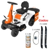 Tractoras de tuns gazon RURIS RX PILOT 003CVT, Motor Rato 7.5 CP, Transmisie CVT, Latime 61 cm