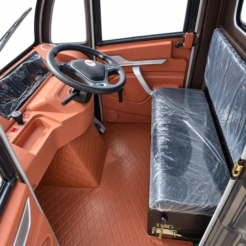 Triciclu Electric Cargo RURIS PILOT 4000C, 2500W, Autonomie 60 km, Cu Volan, Baterie 72V, viteza maxima de 25 km/h, conform reglementarilor UE, fara permis