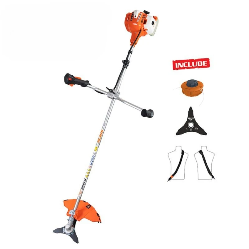 Motocositoare pe benzina RURIS RR270, motor KHUMMA, 2 timpi, 27.5 CC, 1.5 CP, diametru taiere 255 mm, rezervor 0.7 litri, aprindere electronica