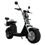 Scuter electric, Samus Indiana-10T2100-60V20L-Black, autonomie 60 km, putere maxima 2100 W, acumulator 60 V 20 Ah, viteza maxima de 25 km/h, conform reglementarilor UE, fara permis
