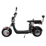 Scuter electric, Samus Indiana-10T2100-60V20L-Black, autonomie 60 km, putere maxima 2100 W, acumulator 60 V 20 Ah, viteza maxima de 25 km/h, conform reglementarilor UE, fara permis