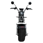 Scuter electric, Samus Indiana-10T2100-60V20L-Black, autonomie 60 km, putere maxima 2100 W, acumulator 60 V 20 Ah, viteza maxima de 25 km/h, conform reglementarilor UE, fara permis