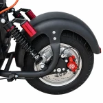 Scuter electric, Samus Indiana-10T2100-60V20L-Black, autonomie 60 km, putere maxima 2100 W, acumulator 60 V 20 Ah, viteza maxima de 25 km/h, conform reglementarilor UE, fara permis