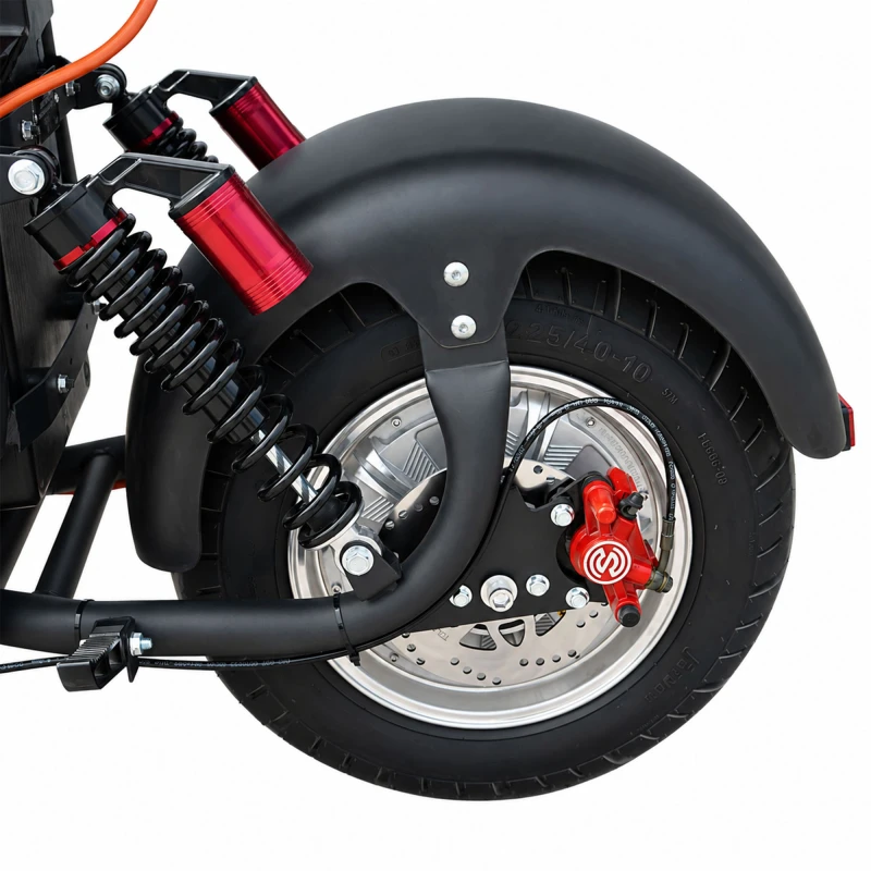 Scuter electric, Samus Indiana-10T2100-60V20L-Black, autonomie 60 km, putere maxima 2100 W, acumulator 60 V 20 Ah, viteza maxima de 25 km/h, conform reglementarilor UE, fara permis