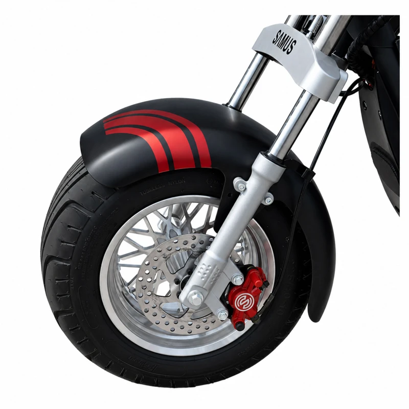 Scuter electric, Samus Indiana-10T2100-60V20L-Black, autonomie 60 km, putere maxima 2100 W, acumulator 60 V 20 Ah, viteza maxima de 25 km/h, conform reglementarilor UE, fara permis