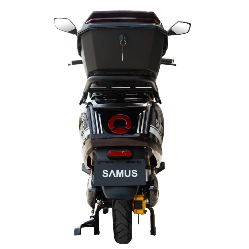 Scuter electric Samus MODENA-25-12T2000-72V23-Purple, putere maxima 2000W, Autonomie 85 km, viteza maxima de 25 km/h, conform reglementarilor UE, fara permis
