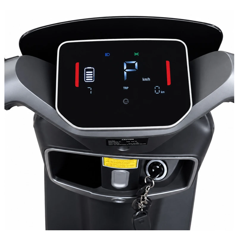 Scuter electric Samus MODENA-25-12T2000-72V23-Purple, putere maxima 2000W, Autonomie 85 km, viteza maxima de 25 km/h, conform reglementarilor UE, fara permis