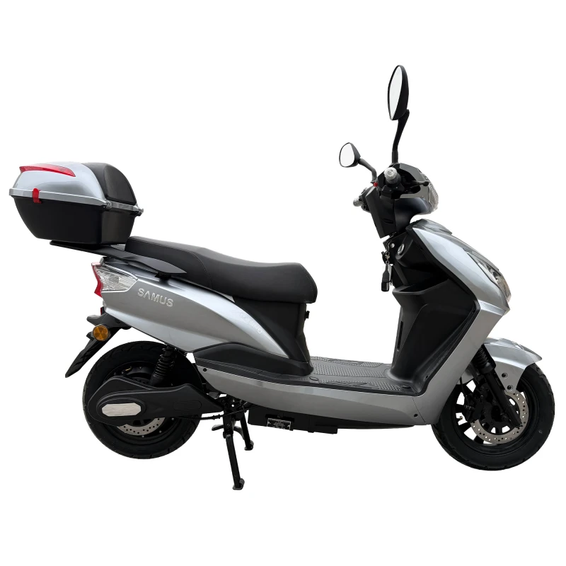Scuter electric Samus Torino-25-12T2500-72V32-Gray, Motor 2100W, Autonomie 100 km, viteza maxima de 25 km/h, conform reglementarilor UE, fara permis