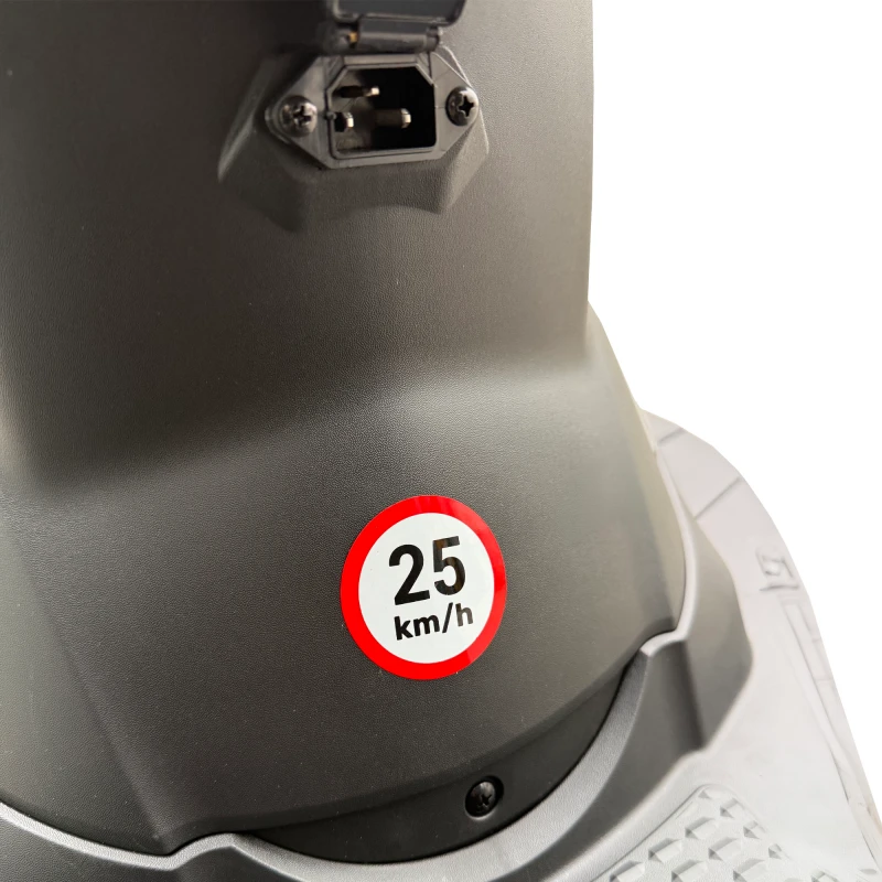Scuter electric Samus Torino-25-12T2500-72V32-Gray, putere maxima 2500W, Autonomie 100 km, viteza maxima de 25 km/h, conform reglementarilor UE, fara permis