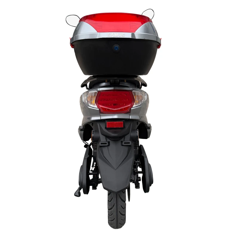 Scuter electric Samus Torino-25-12T2500-72V32-Gray, putere maxima 2500W, Autonomie 100 km, viteza maxima de 25 km/h, conform reglementarilor UE, fara permis