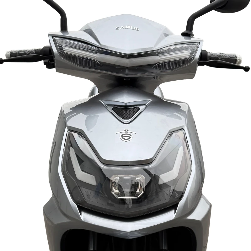 Scuter electric Samus Torino-25-12T2500-72V32-Gray, putere maxima 2500W, Autonomie 100 km, viteza maxima de 25 km/h, conform reglementarilor UE, fara permis