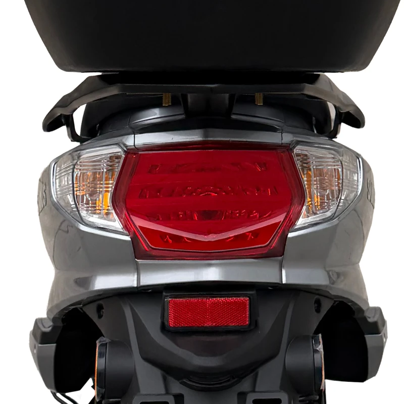 Scuter electric Samus Torino-25-12T2500-72V32-Gray, putere maxima 2500W, Autonomie 100 km, viteza maxima de 25 km/h, conform reglementarilor UE, fara permis