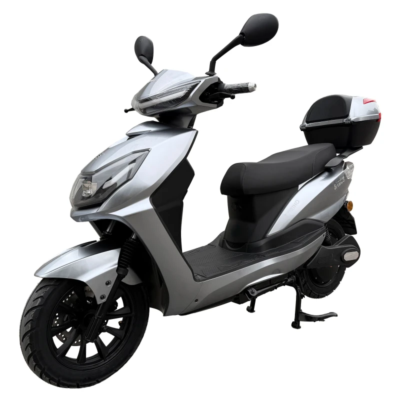 Scuter electric Samus Torino-25-12T2500-72V32-Gray, putere maxima 2500W, Autonomie 100 km, viteza maxima de 25 km/h, conform reglementarilor UE, fara permis