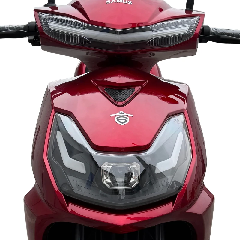 Scuter electric Samus Torino-25-12T2500-72V32- Red, putere maxima 2500W, Autonomie 100 km, viteza maxima de 25 km/h, conform reglementarilor UE, fara permis