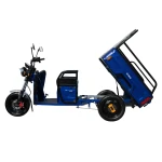 Triciclu electric, Samus Cargo RANGER-25-1.1-72V32-Blue, putere maxima 3600W, acumulator 72V 32Ah, autonomie 60 km, viteza maxima de 25 km/h, conform reglementarilor UE, fara permis