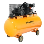 Stager Air 60C370 compresor aer, 370L, 10bar, 600L/min, trifazat, angrenare curea
