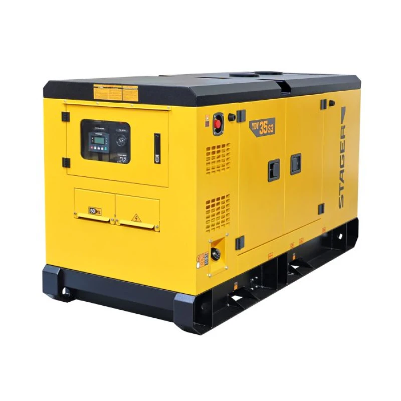 Stager YDY35S3 Generator insonorizat 35kVA, 46A, 1500rpm, trifazat, diesel