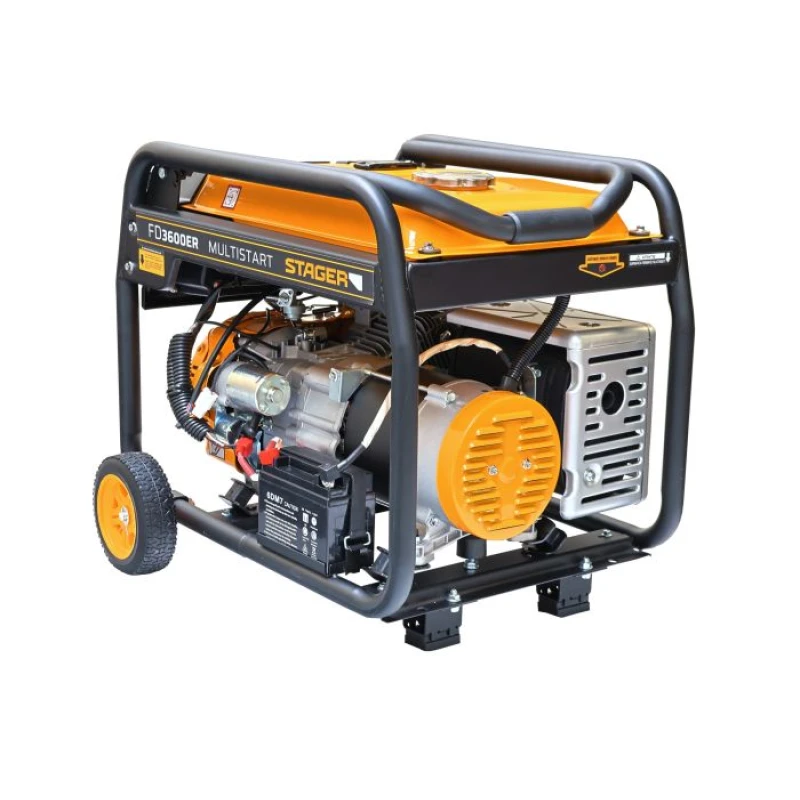 Stager FD 3600ER Automatic Generator curent monofazat, 230V, 3.0kW, benzină, conector ATS, multistart, autonomie pana la 20h