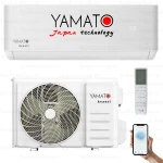 Aer conditionat Yamato Avanti YW24T3, 24000 BTU, Clasa A++/A+, Inverter, Wi-Fi, Bipolar Ionic Generator, Lampa UV-C, Golden Fin + Kit instalare inclus
