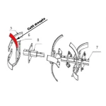 Cutit dreapta RURIS PS1001KSD-8-6, pentru motocultor Ruris 1001ksd, 1002ksd, 109, 209